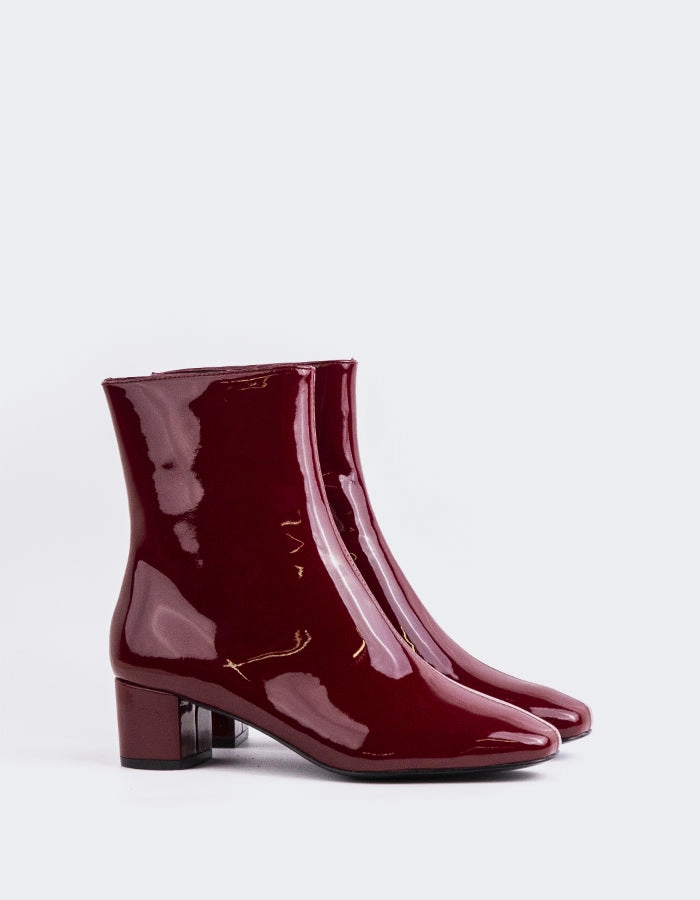 Western Boots With Dress Pants Tenby Burgundy Patent
