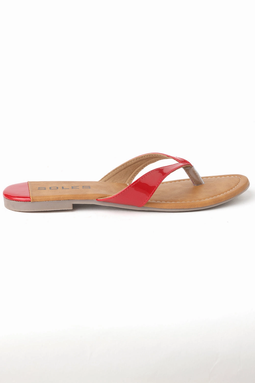 Sandals Resorts United States SOLES Bold Red Flat Sandals