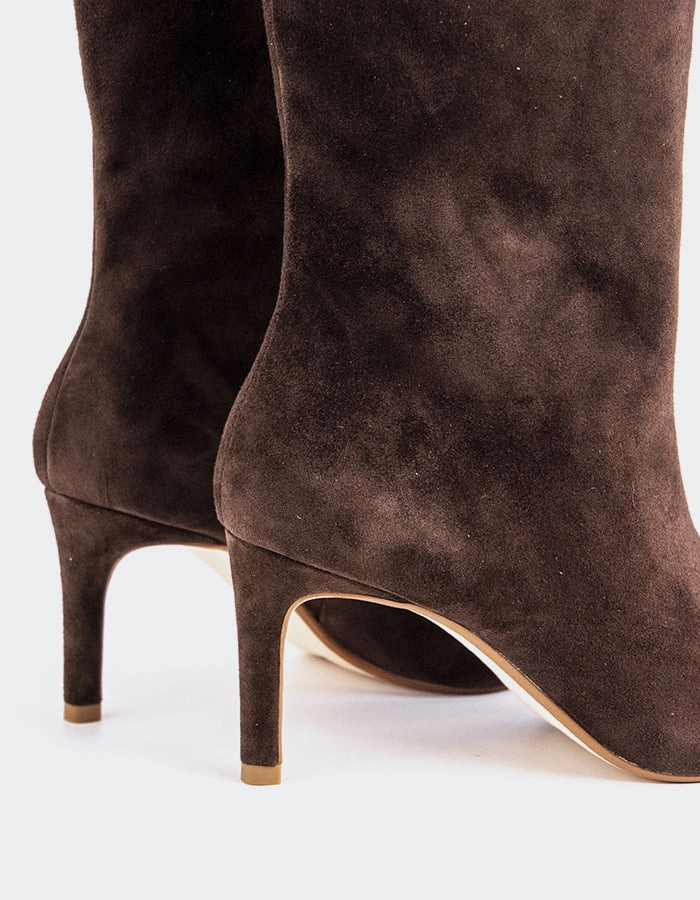 Chelsea Boots Ankle Fit Rhossili Chocolate Suede