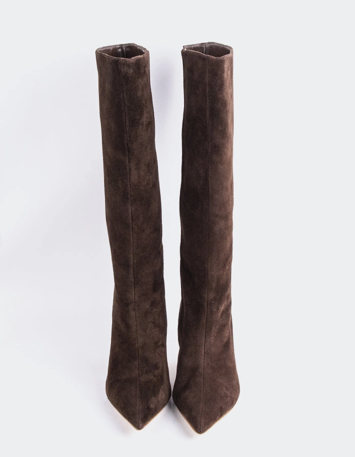 Fleece Chelsea Boots Rhossili Chocolate Suede