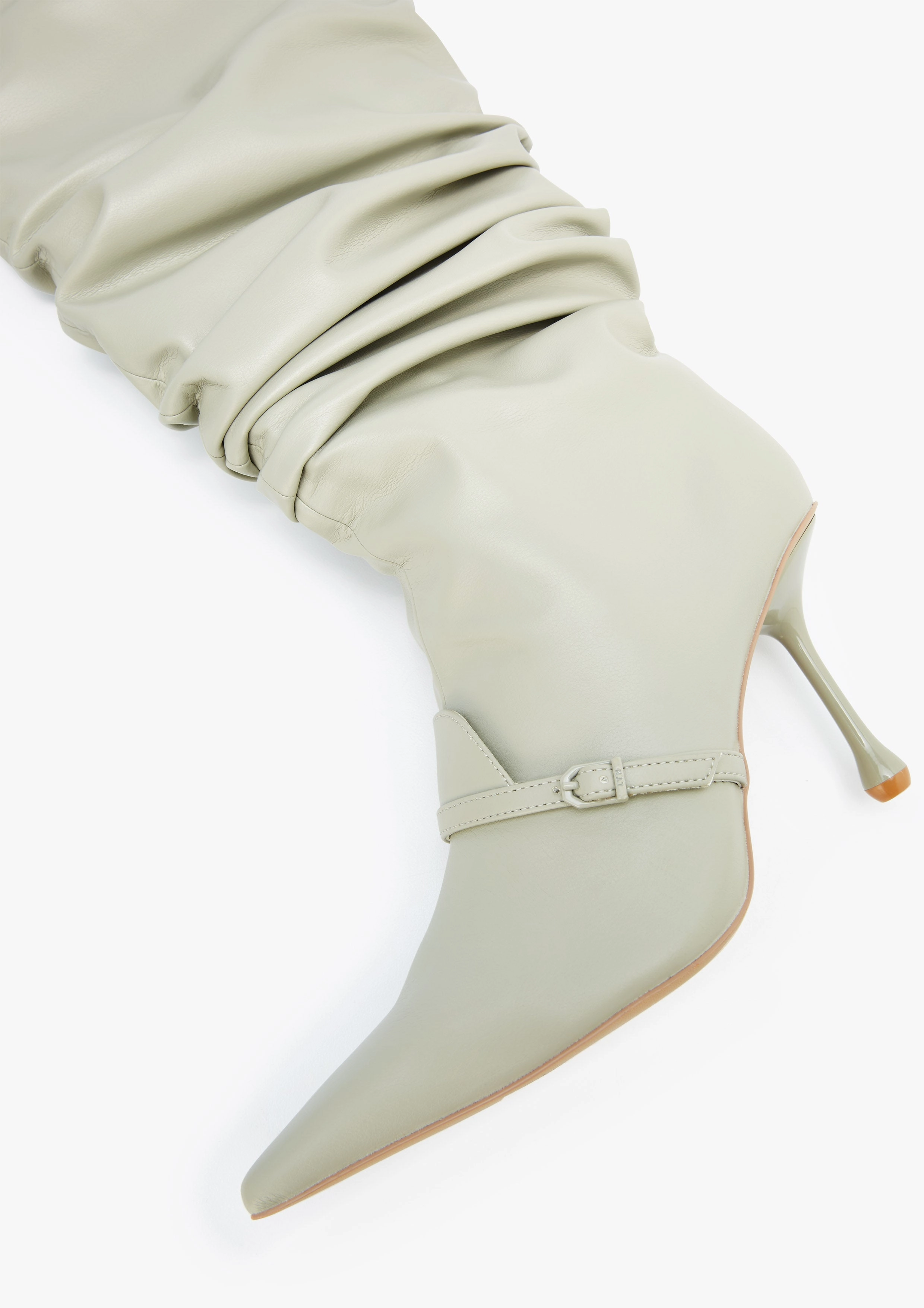 Mamny High Heel Boots Light Green Champion Boots