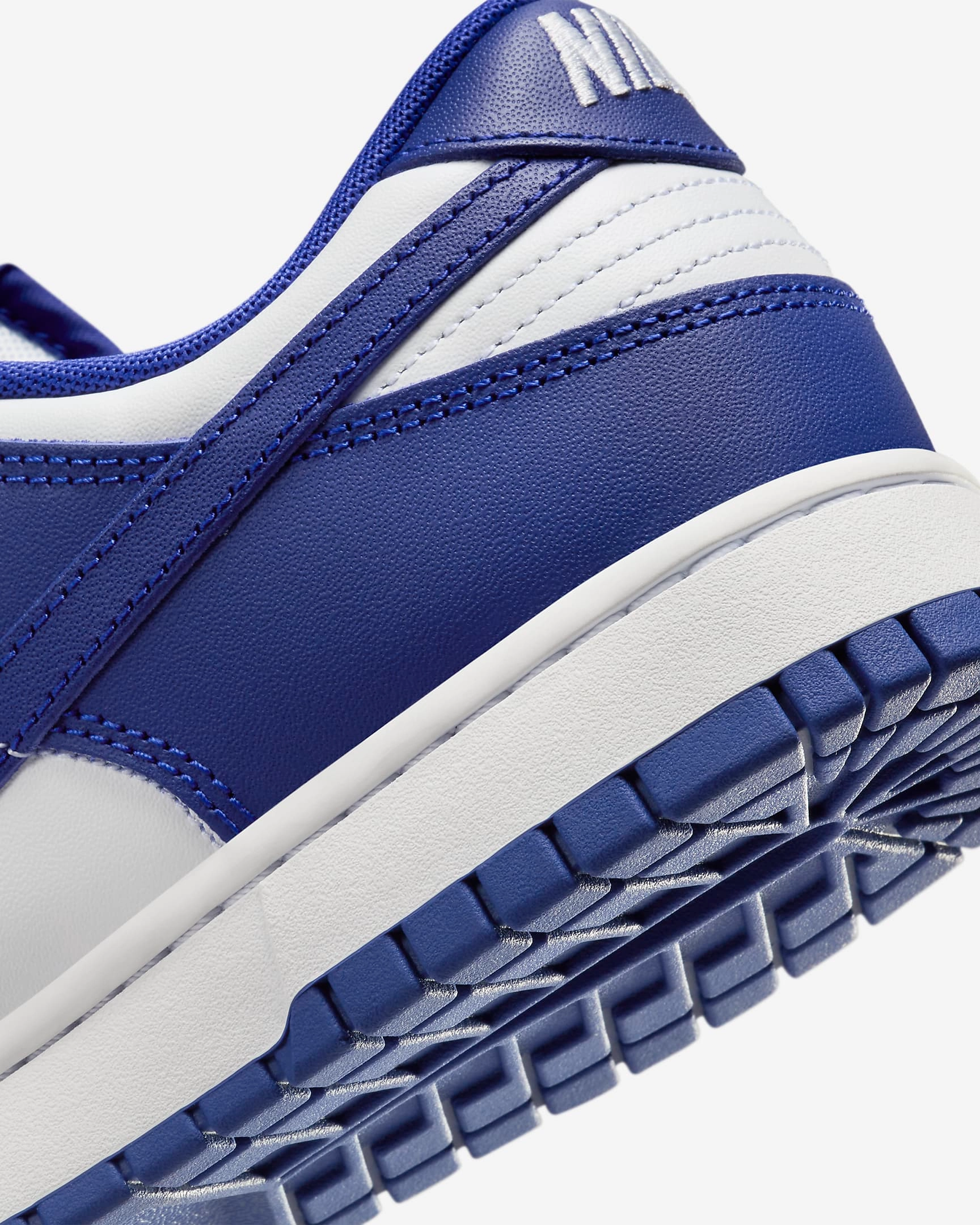 Nike Shoes Cross Trainers Nike Men's Dunk Low Retro Shoes - White / University Red / Concord