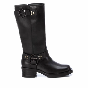 Chanel Boots Women's Biker Boots In Black