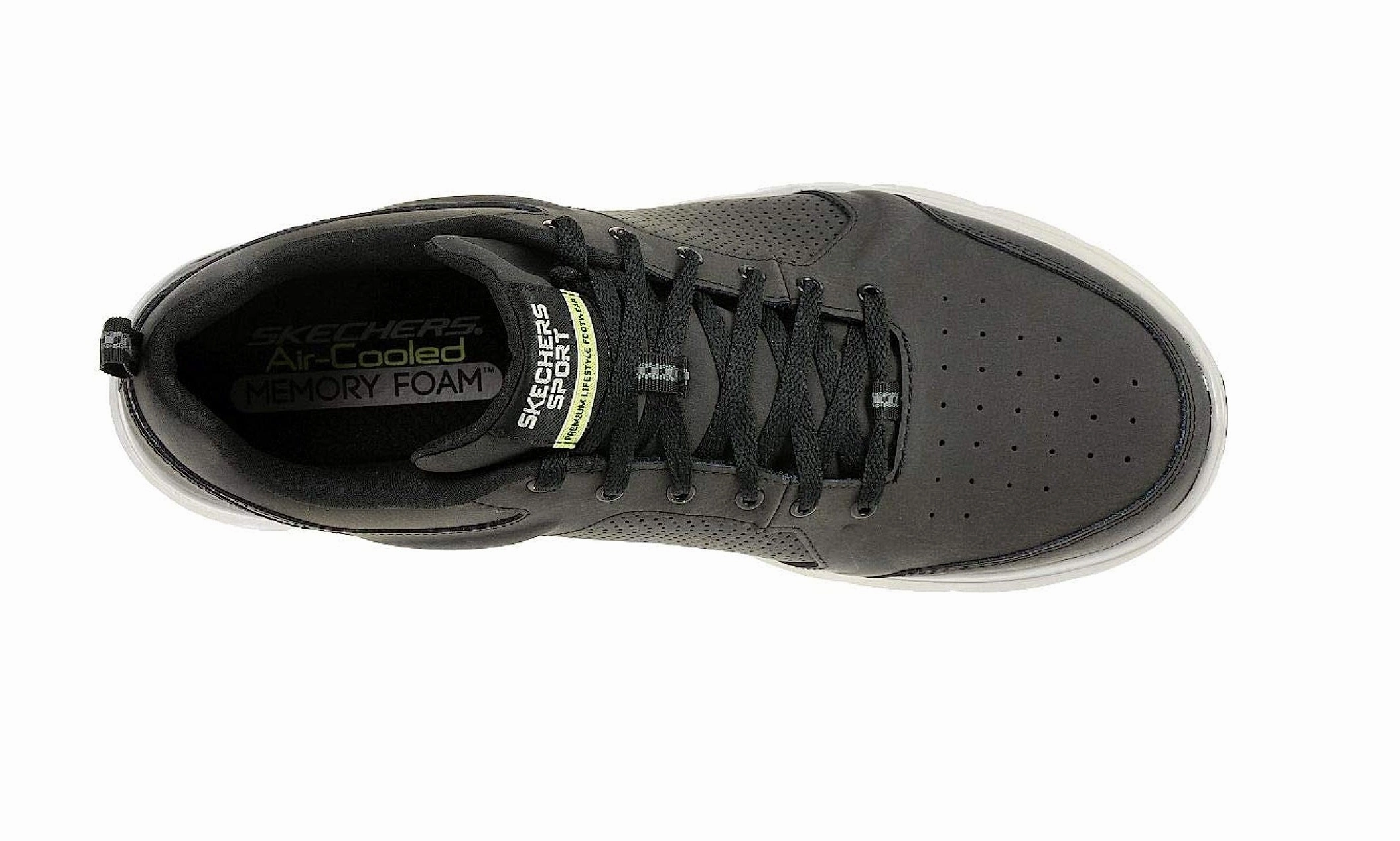 Skechers sneakers da uomo Marauder Sky Jolt 999840 BKGY nero Bottoms Sneakers