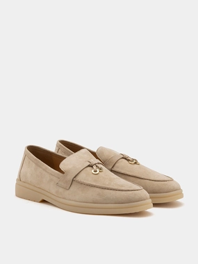 Giorgio Brutini Shoes Loafers Phoenix Knot Detail Suede Loafers