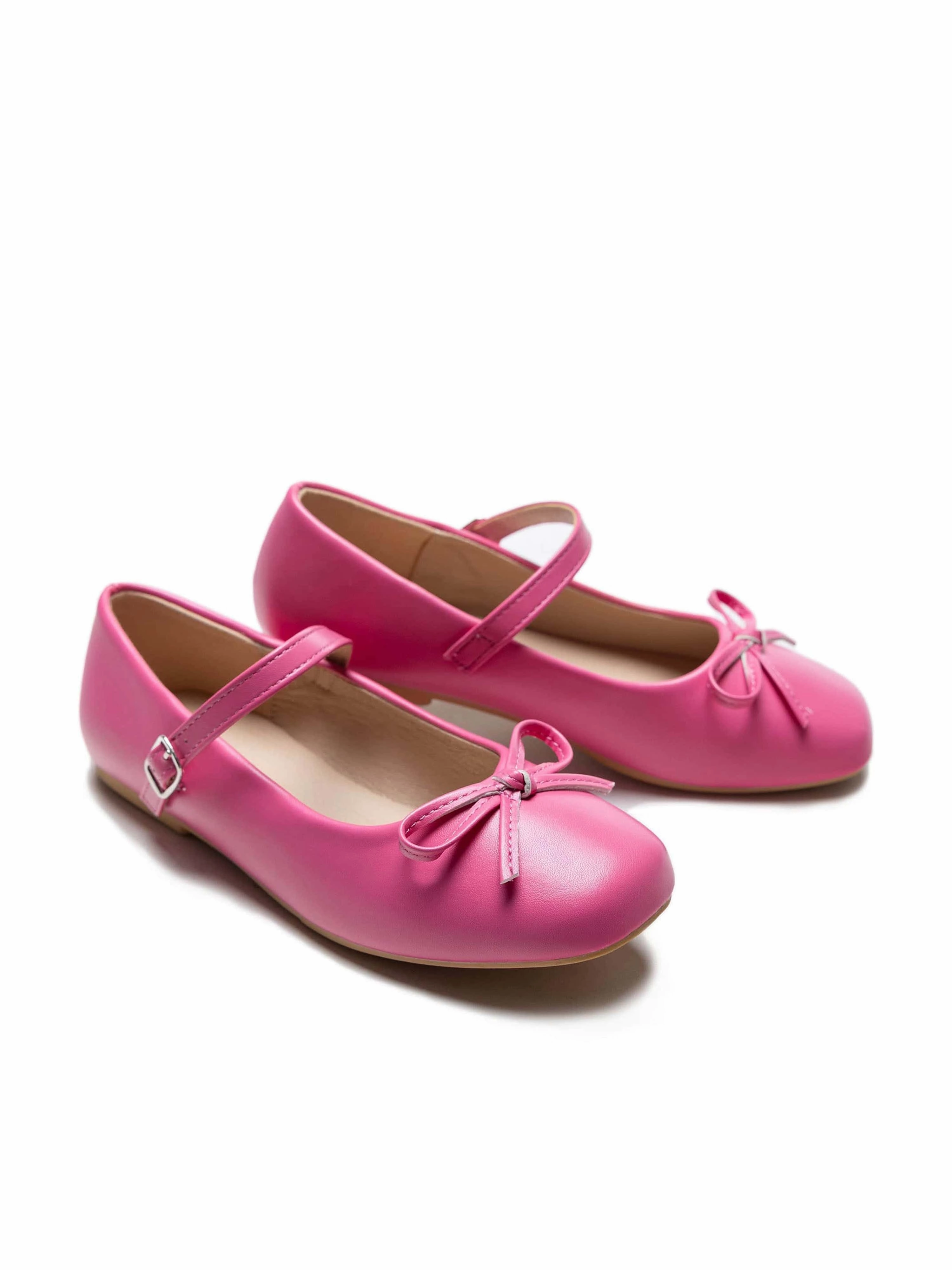 Pink Julietta Bow Flats Pocket Flats Shoes