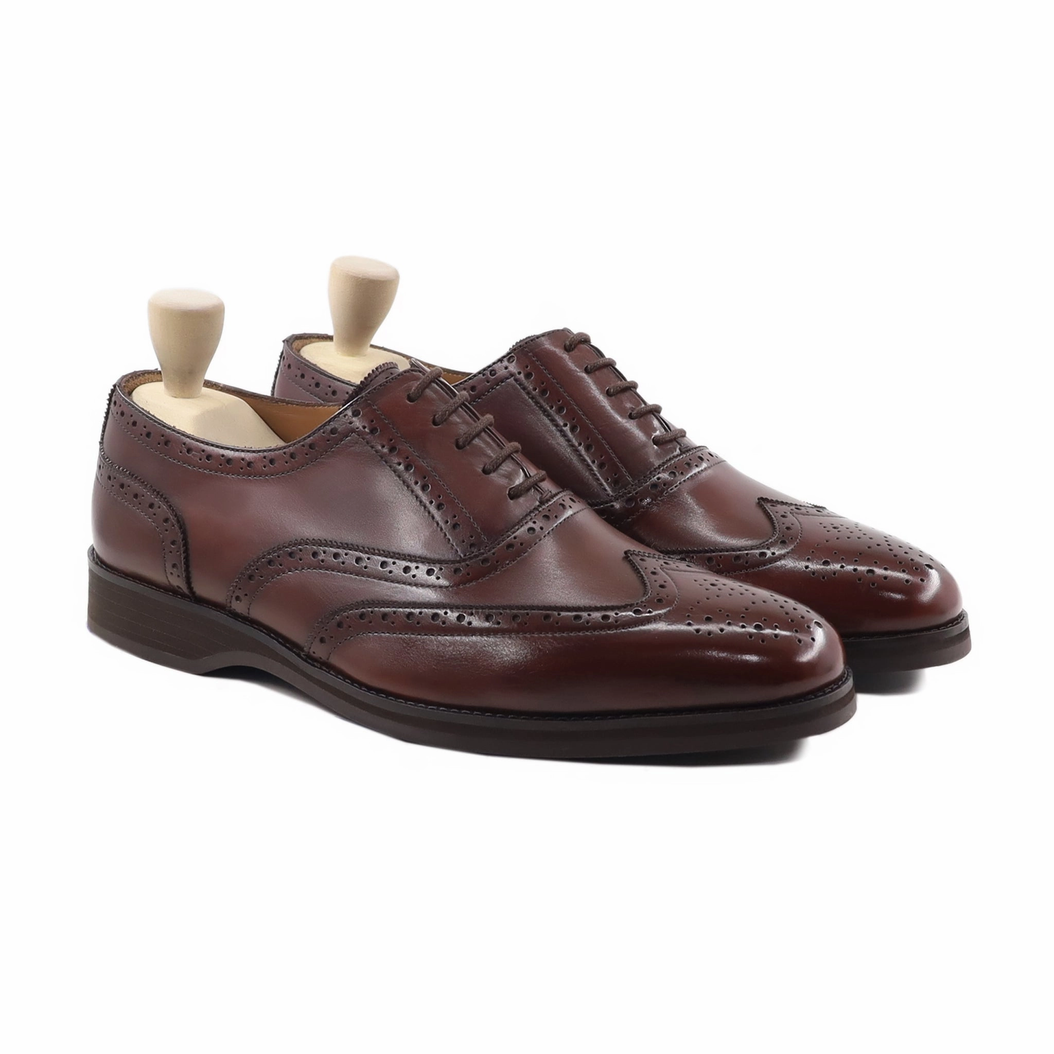 Lester - Men's Reddish Brown Calf Leather Oxford Shoe Best Oxfords Reddit