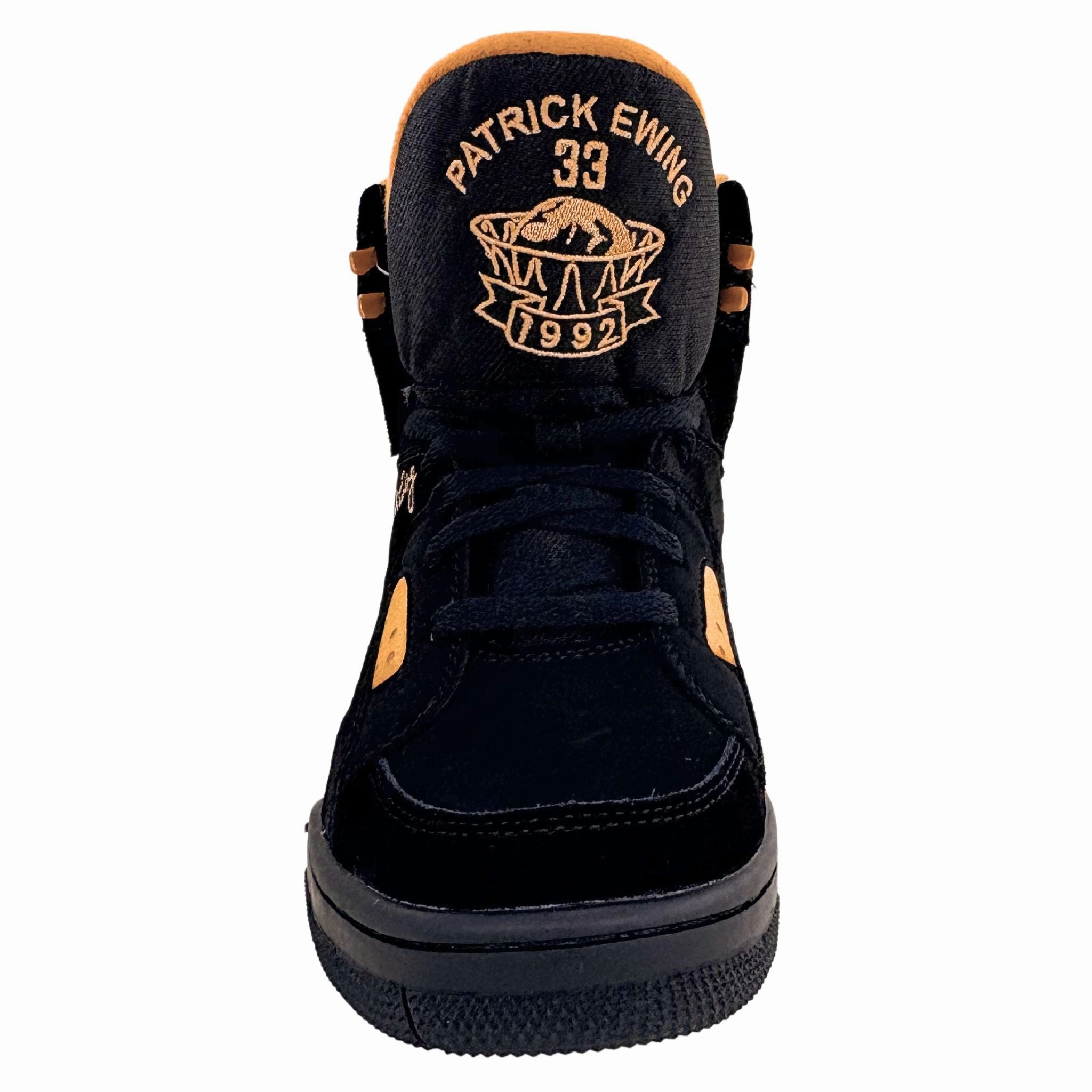 Patrick Ewing Athletics Men's 1BM00143-040 ECLIPSE Black Gold Basketball Shoes Kd16 Nrg Basketball Shoes