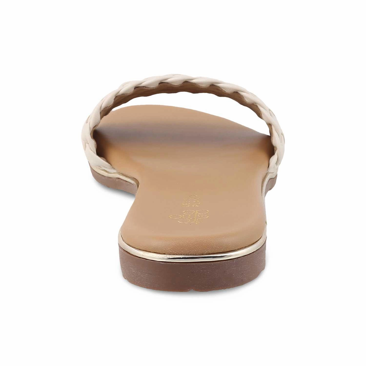 Semi Formal Dress With Flat Shoes The We Beige Women's Casual Flats Tresmode