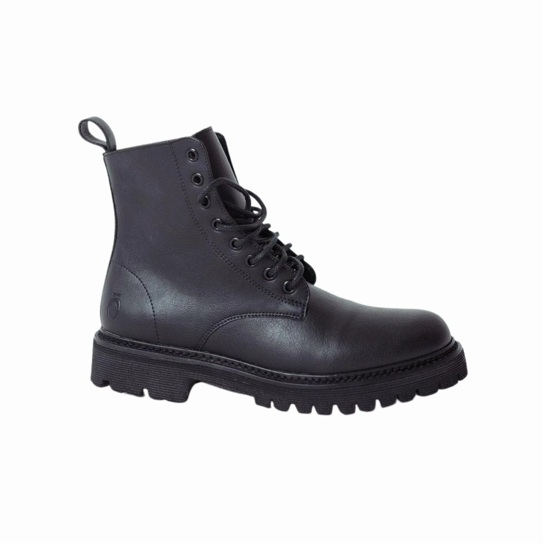 NoSkin black signature unisex Combat boot Leather Combat Boots