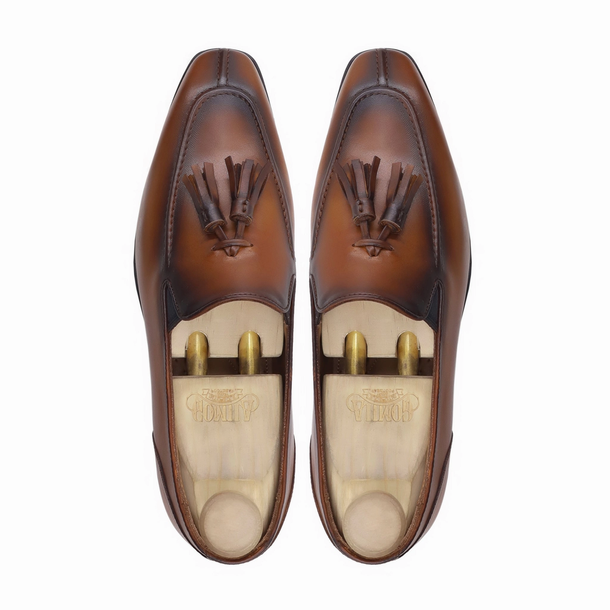 Nafplio - Men's Burnish Brown Calf Leather Loafer Loafers Cranberry