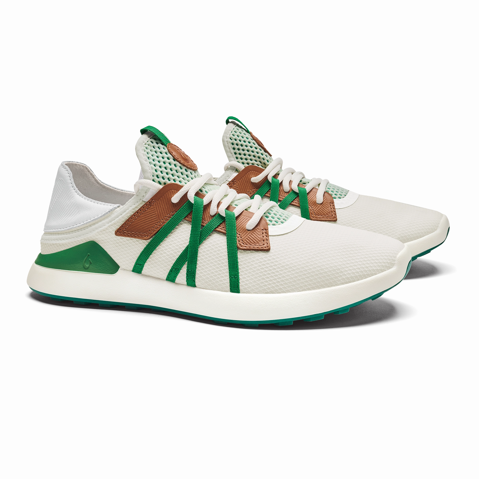 4e Tennis Shoes Manele - White / Bamboo