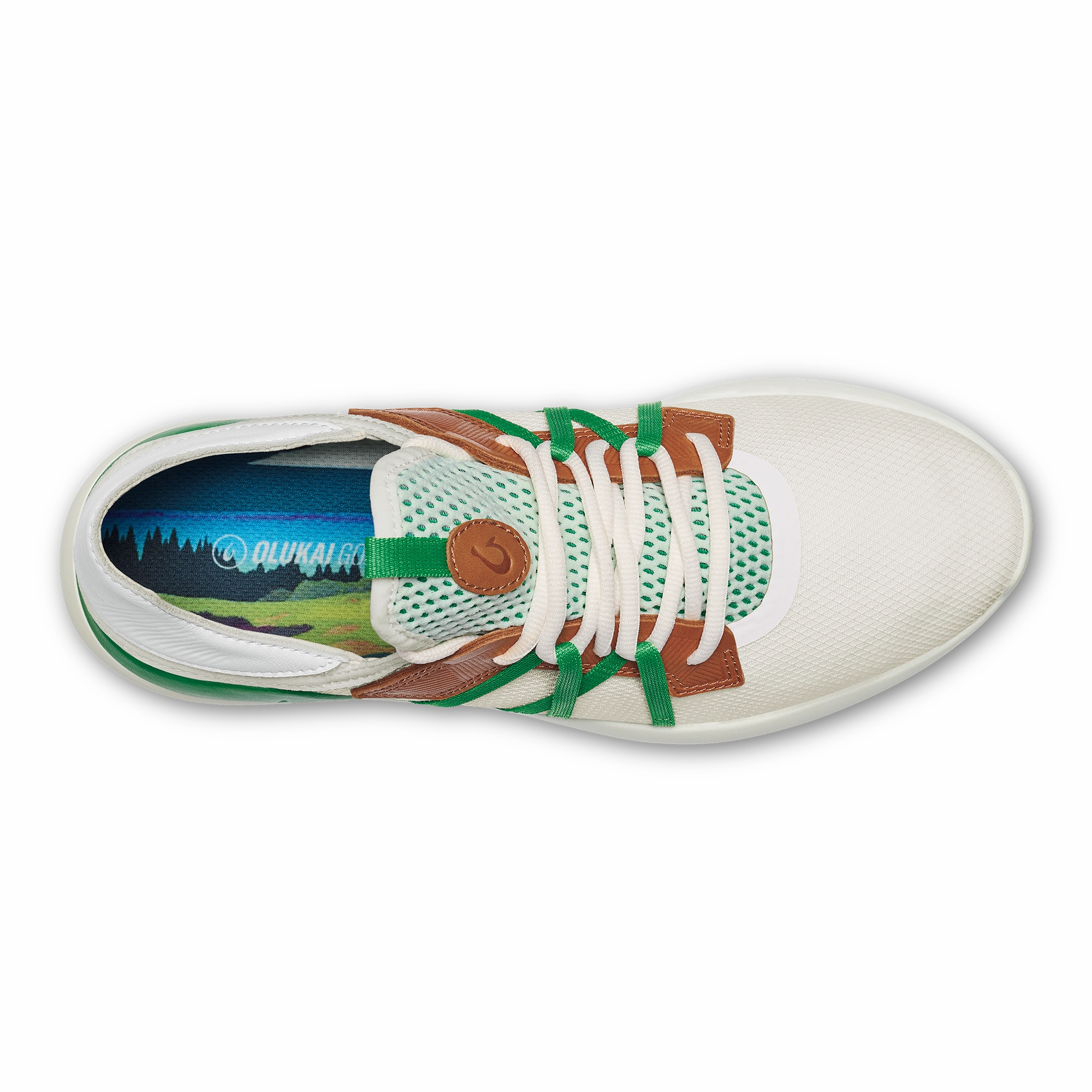 Roger Tennis Shoes Manele - White / Bamboo