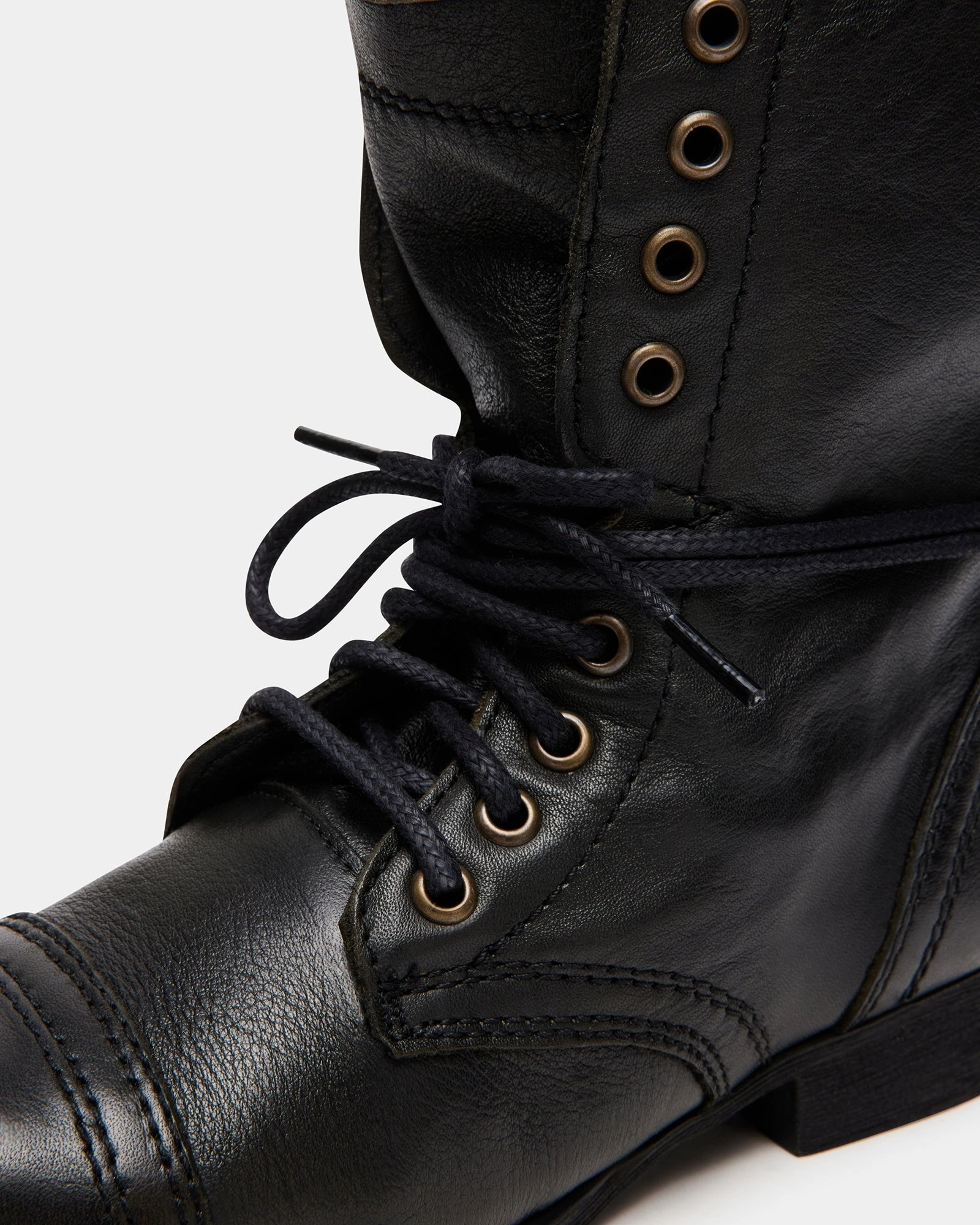 TROOPA BLACK LEATHER - SM REBOOTED Mk Combat Boots