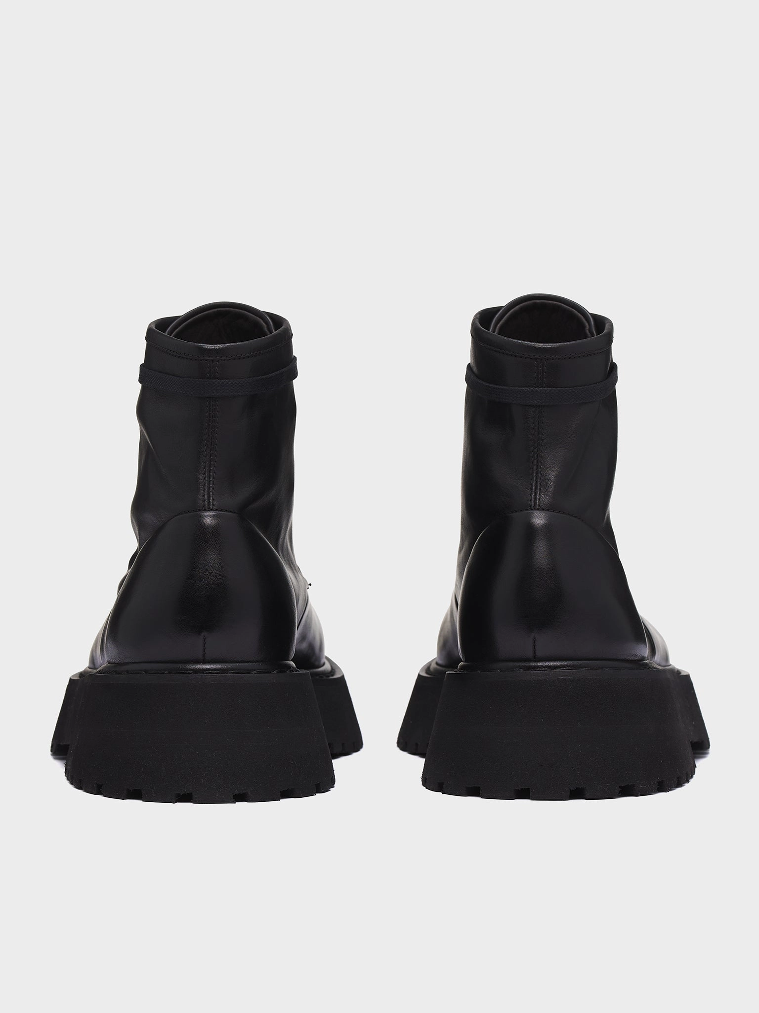 Boot Heaters For Ski Boots Micarro Lace-Up Ankle Boots (MM4186-P011-666-BLACK)