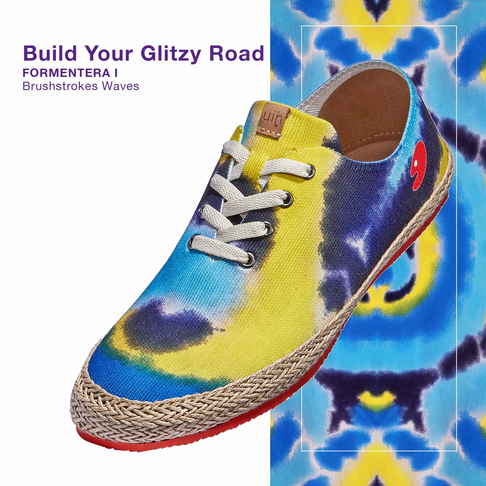 History Of Espadrilles Brushstrokes Waves Formentera I Men