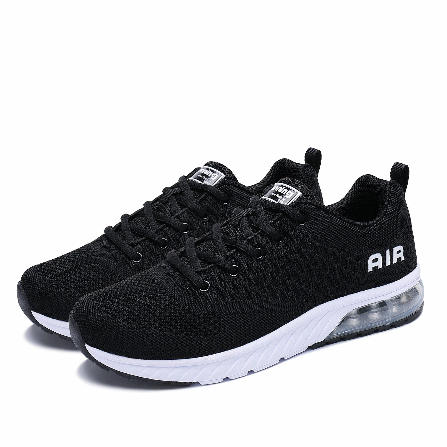 Comfortable Tennis Shoes Ladies Stretch Knit Sneakers Breathable Sports Tennis