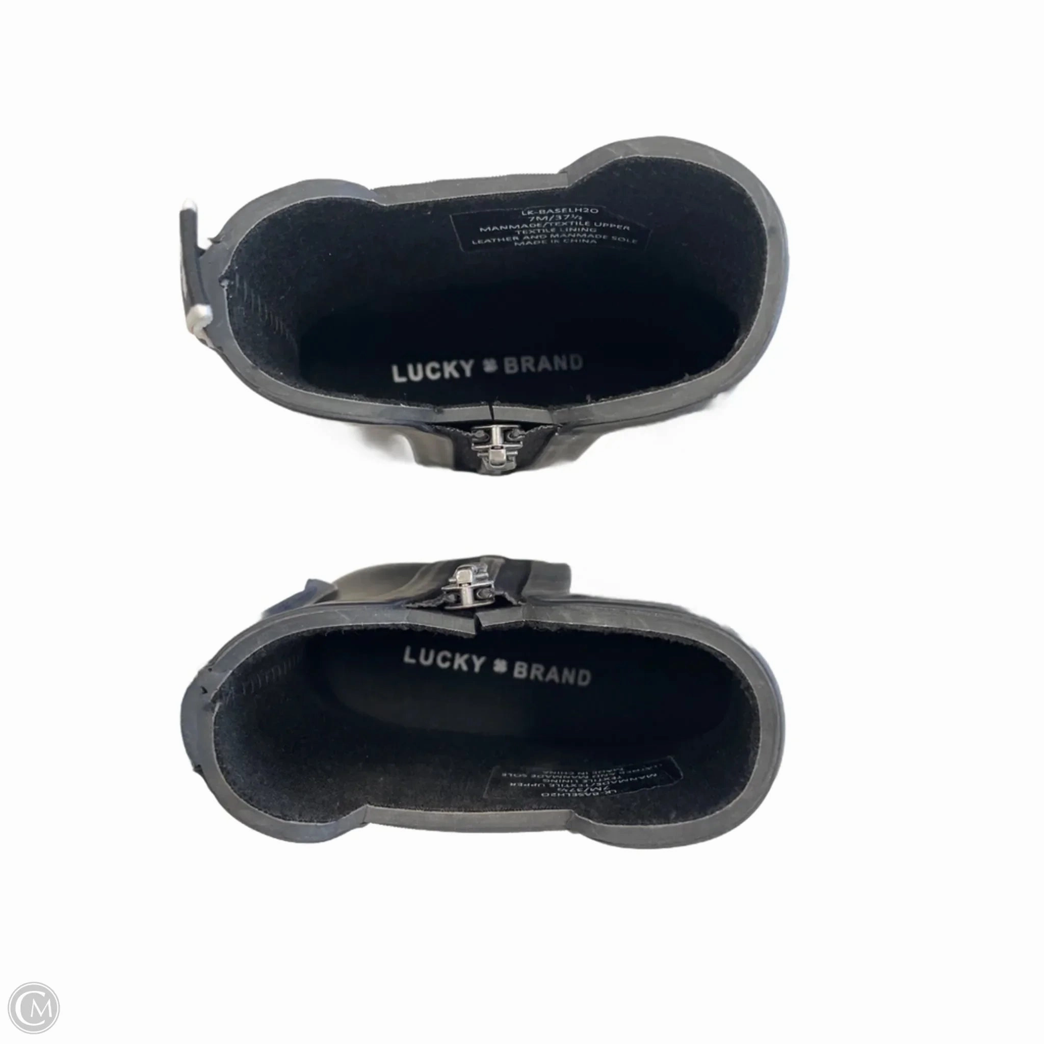 Boots Rain By Lucky Brand In Black, Size: 7 Wide Mid Calf Rain Boots