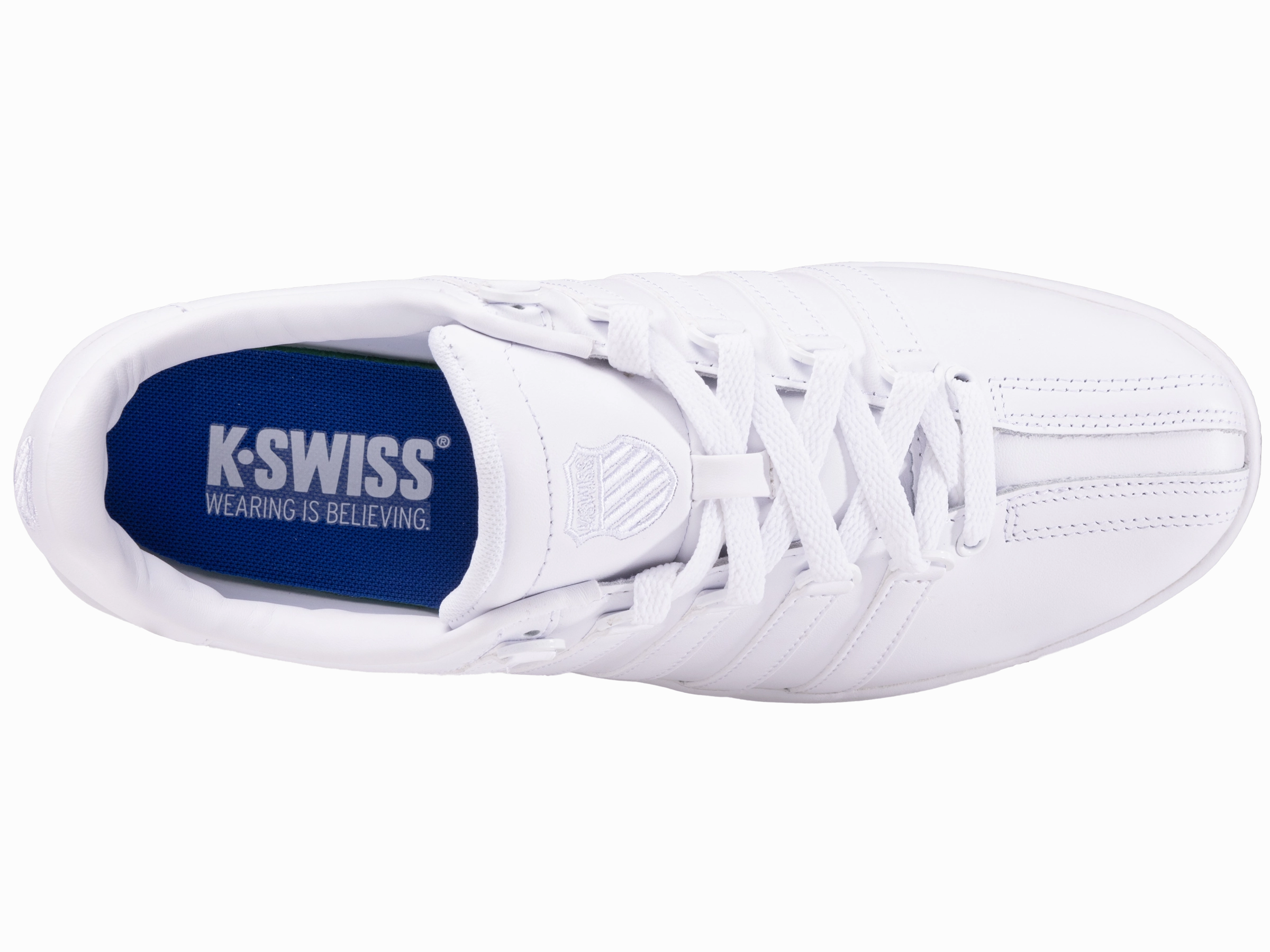Tennis Shoes With Stars On The Side 07321-151-M | CLASSIC VN | WHITE/GUM