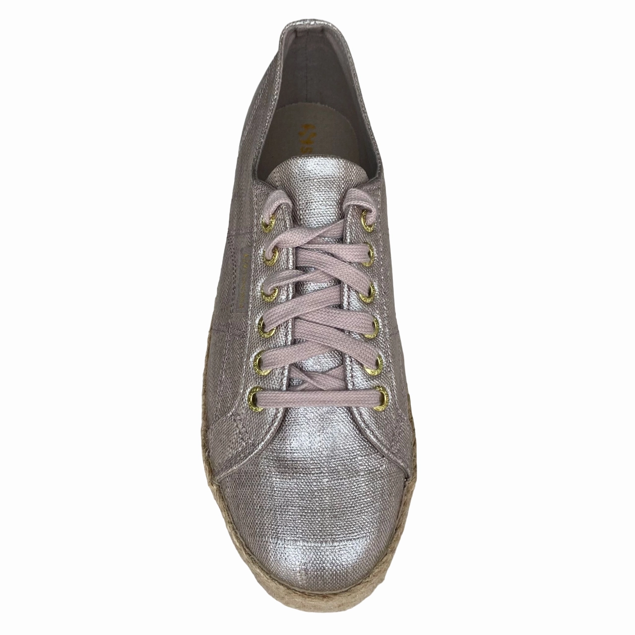 Superga scarpa sneakers da donna con zeppa 2790 Lino ROPE S00BND0 238 beige Sneakers Fitflop