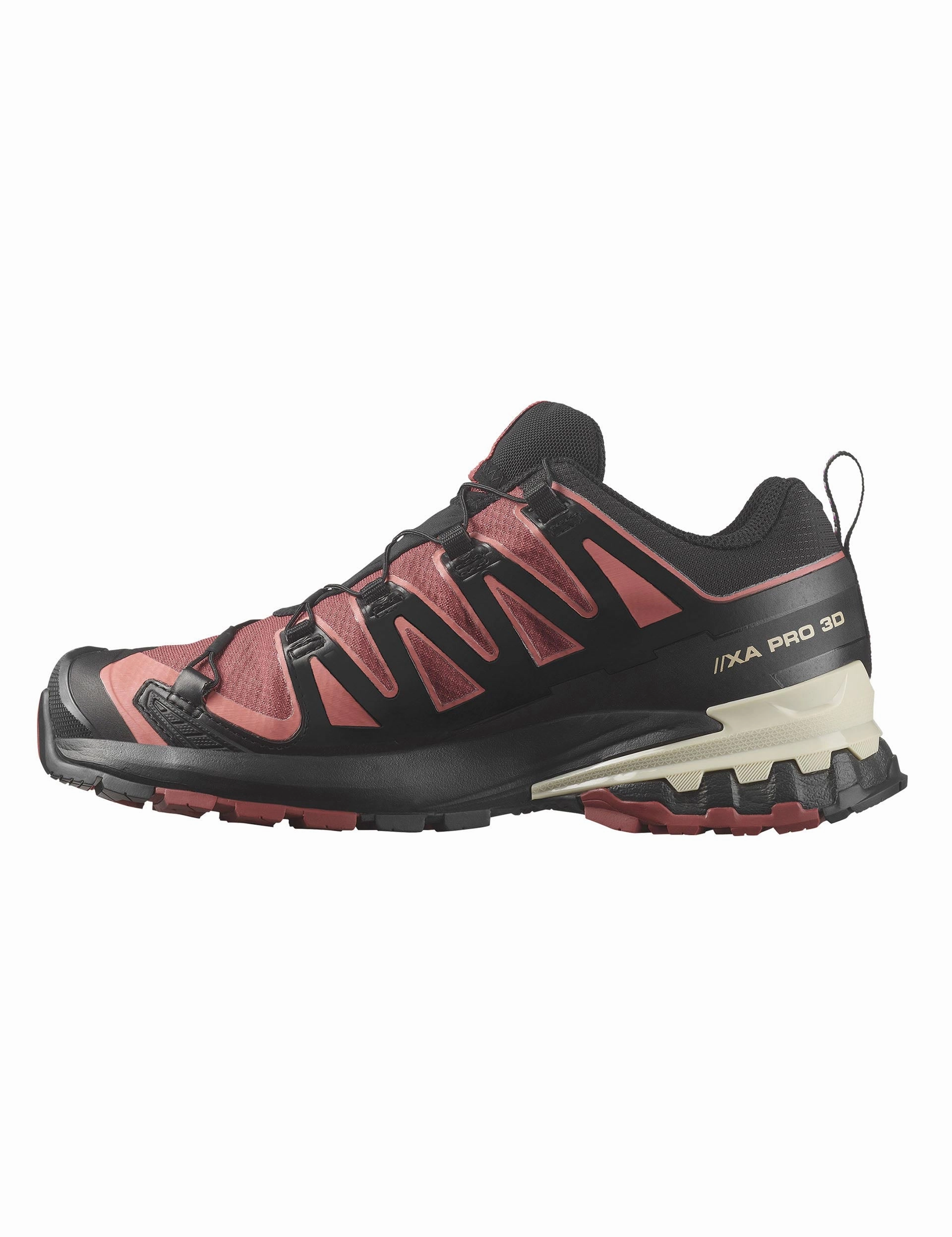 XA Pro 3D V9 Gore-Tex - Cow Hide/Black/Faded Rose Trail Hybrid Running Shoes