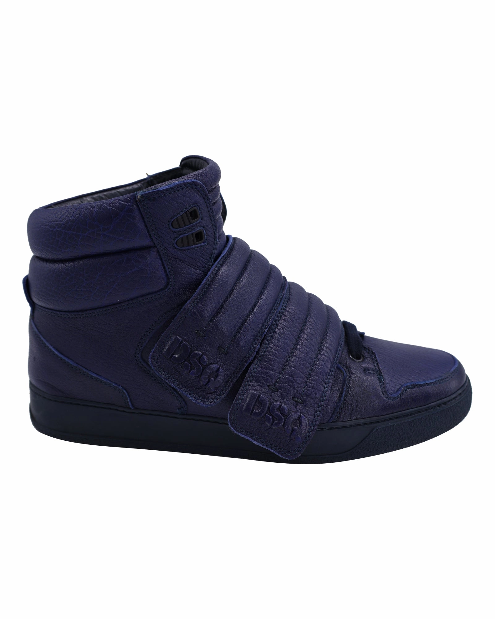 Gucci Sneakers Sale Dsquared2 Capra High-Top Sneakers in Navy Blue Leather