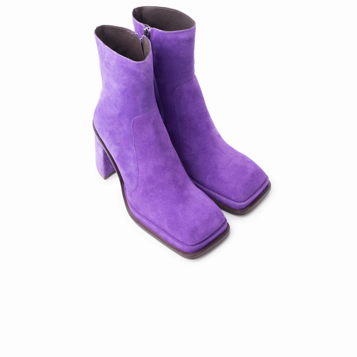 Bowen Purple Suede Lightweight Steel Toe Work Boots