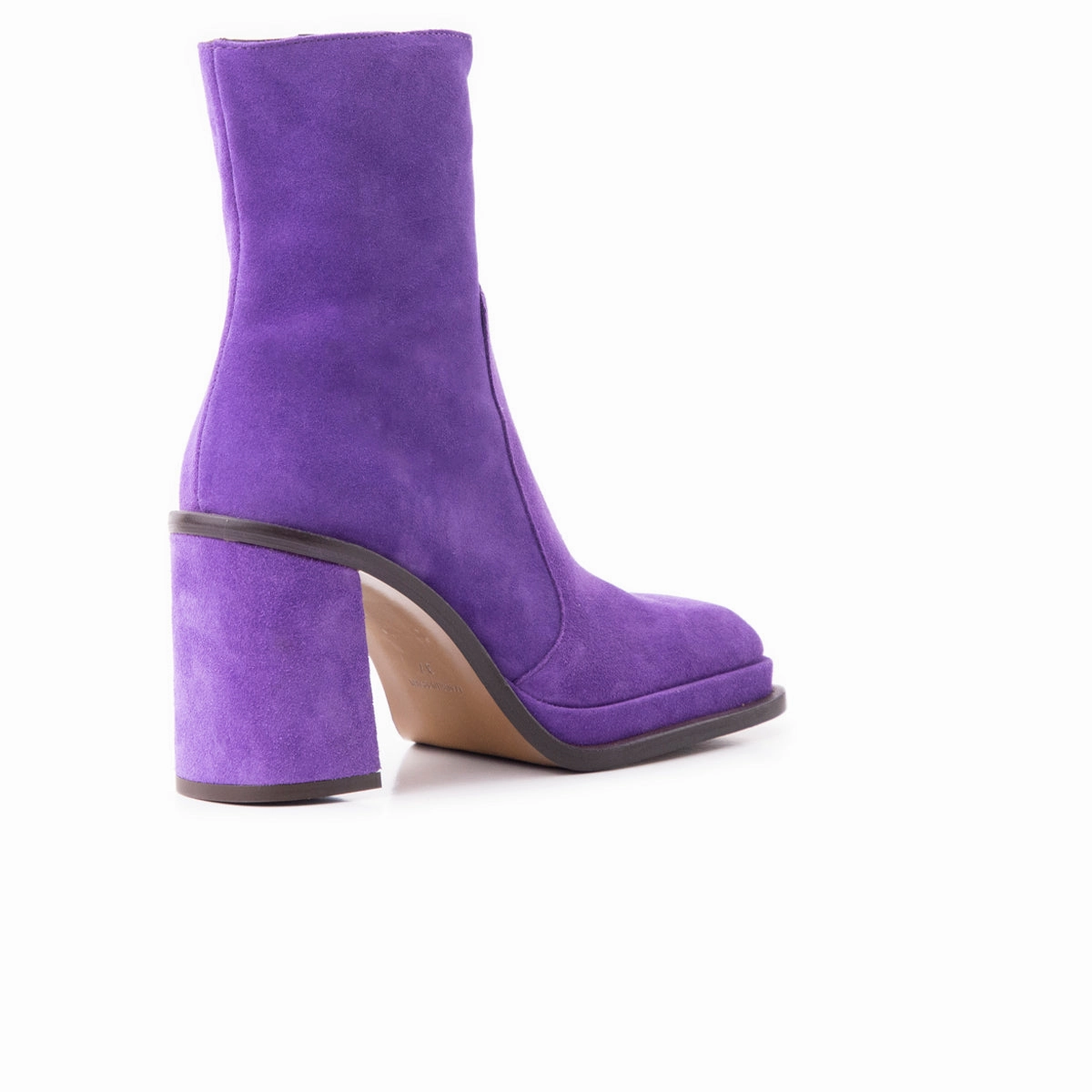 Bowen Purple Suede Tall Brown Boots
