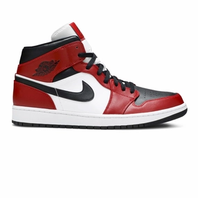 Basketball Players Shoes Air Jordan 1 Mid 'Chicago Black Toe' GS (2020)