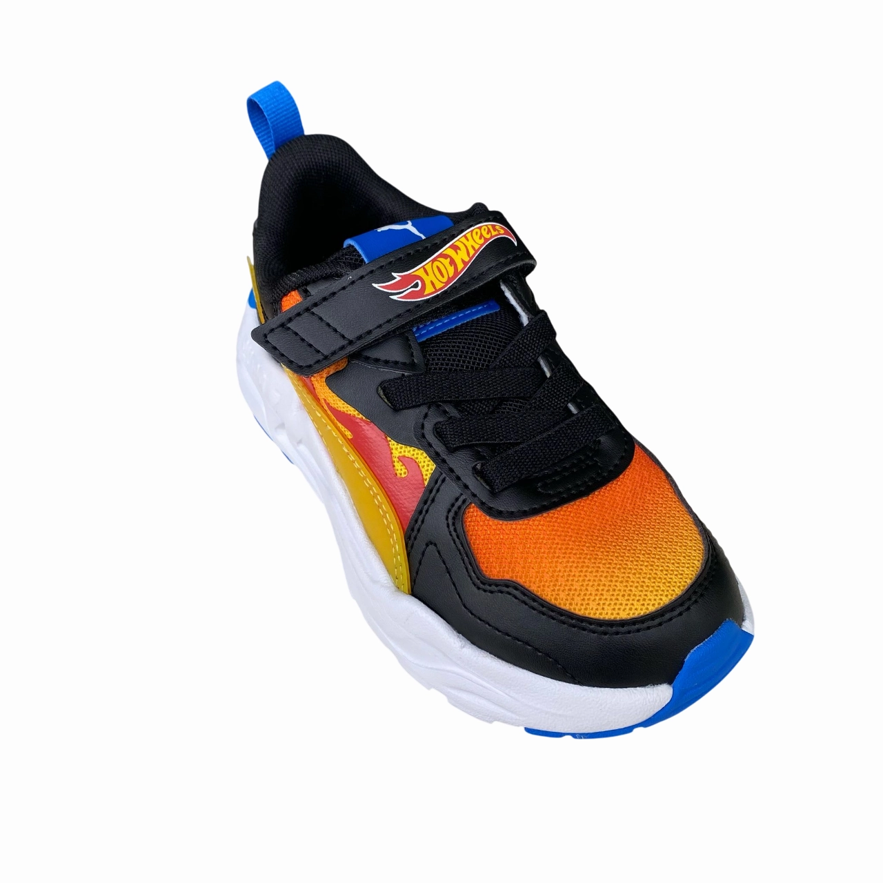 Puma scarpa da ginnastica junior Trinity Lite Hot Wheels 401407-01 nero-acero-fuoco 302 Court Sneakers