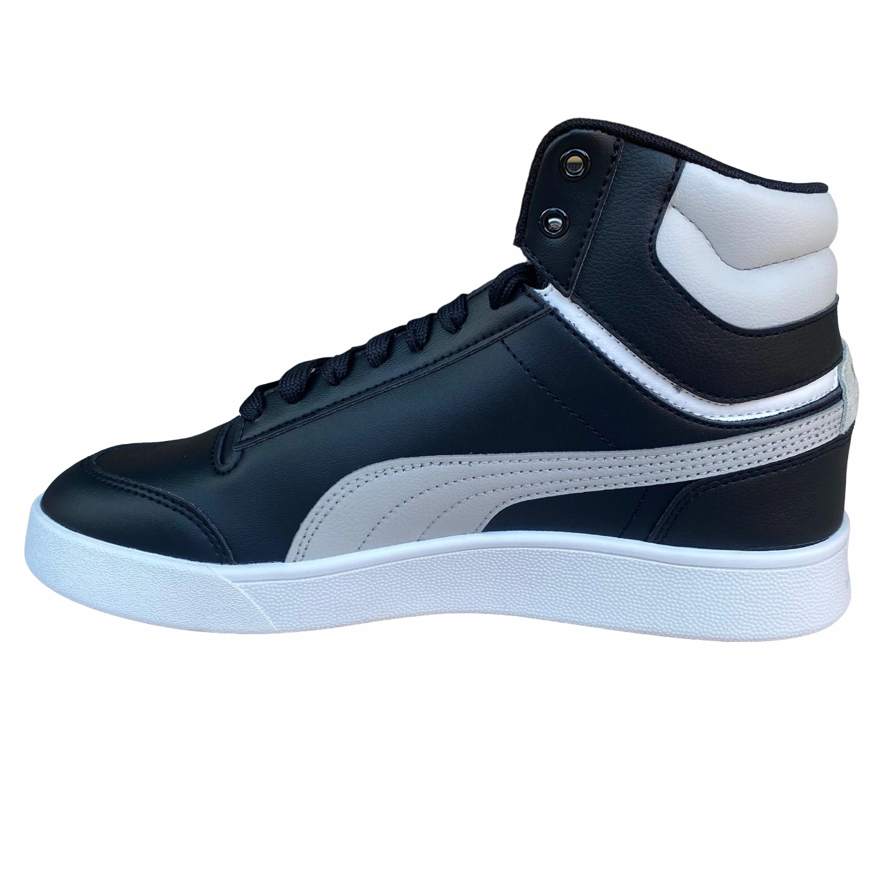 Puma scarpa sneakers alta da uomo Shuffle Mid 380748-02 nero-grigio-oro Veja Esplar Sneakers White Us