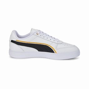 Business Casual Sneakers Puma scarpa sneakers da uomo Caven Dime FC 386380 01 bianco-nero-oro