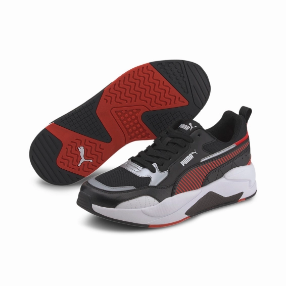 Puma scarpa sneakers da uomo Ferrari Race X-Ray 2 306553 01 nero rosso Margaritaville Sneakers