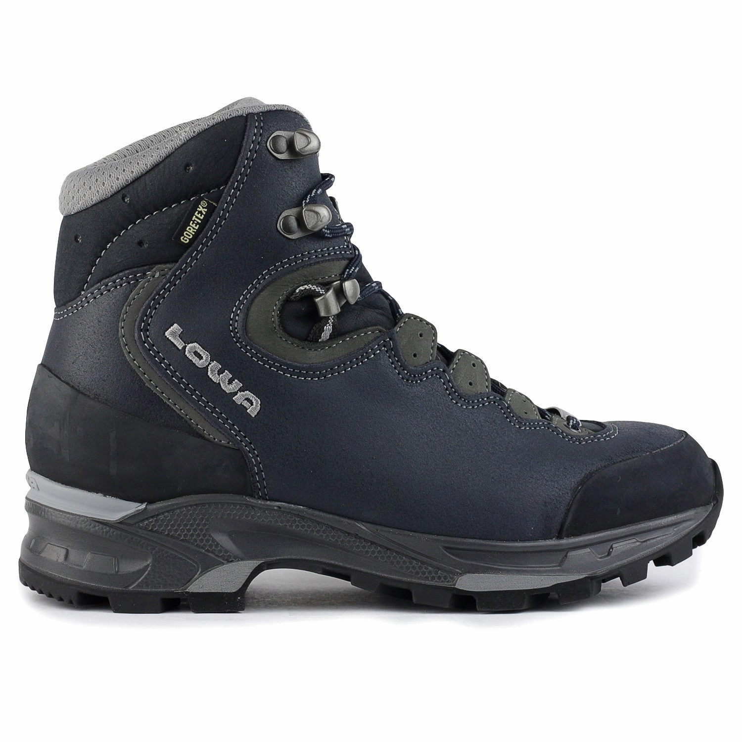 Lowa Vivione II GTX Trekking Hiking Boot Shoe - Navy/Gray - Womens Best Hiking Boots For Weak Ankles