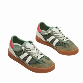 Steve Madden Verdict Sneaker - Green Multi Wide Toe Box Walking Sneakers