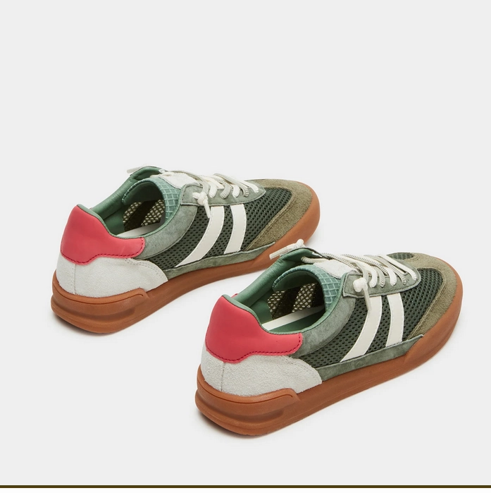 Steve Madden Verdict Sneaker - Green Multi Best Sneakers For High Arch