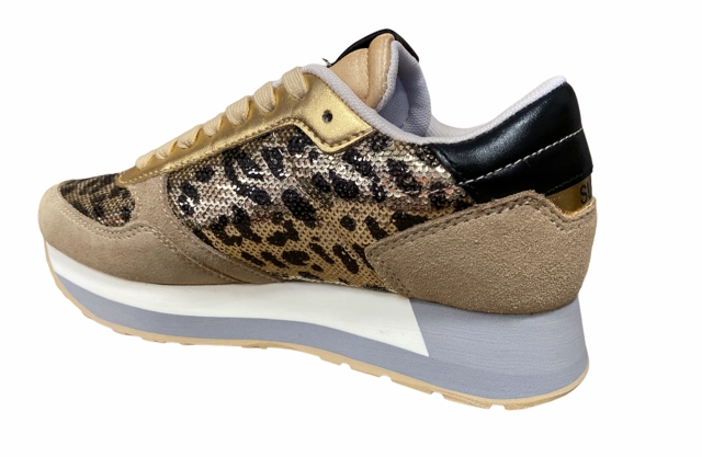 SUN68 sneakers da donna Kate Animalier Z31219 16 beige Style Sneakers
