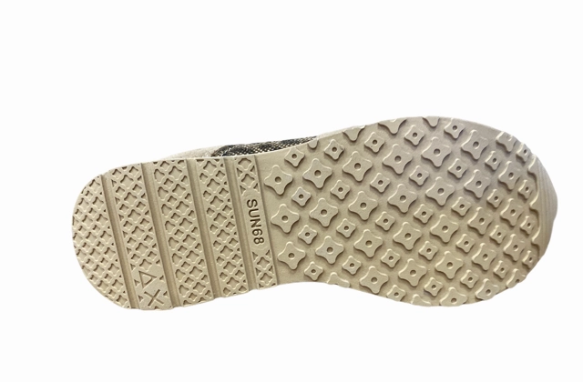 Spinning Sneakers SUN68 sneakers da donna Kate Animalier Z31219 16 beige