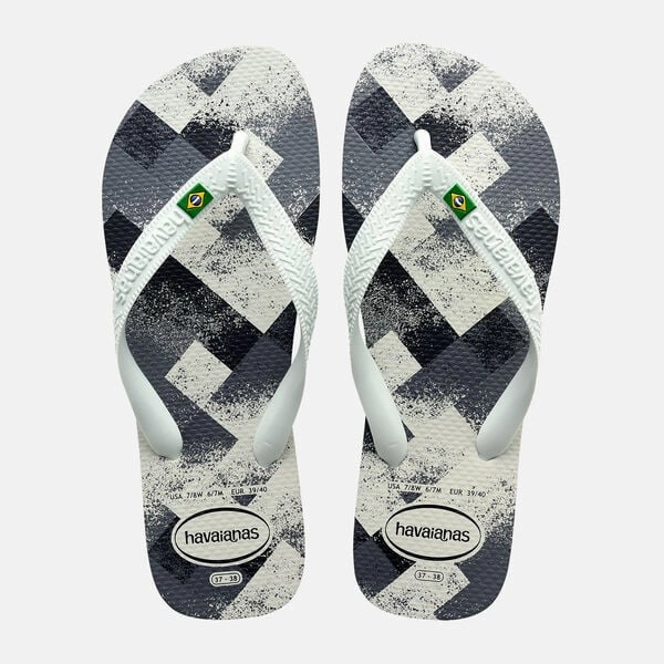 HAVAIANAS BRASIL FRESH - WHITE.WHITE.GREY Elephant Flip Flops