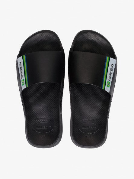 Best Shower Flip Flops HAVAIANAS SLIDE BRASIL - BLACK - 4147319 - BLACK