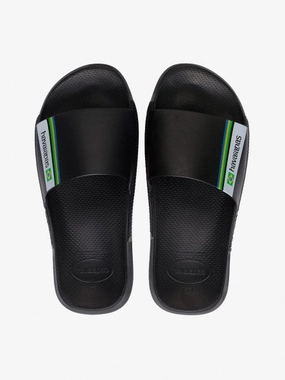 Flip Flops Beach HAVAIANAS SLIDE BRASIL - BLACK - 4147319 - BLACK