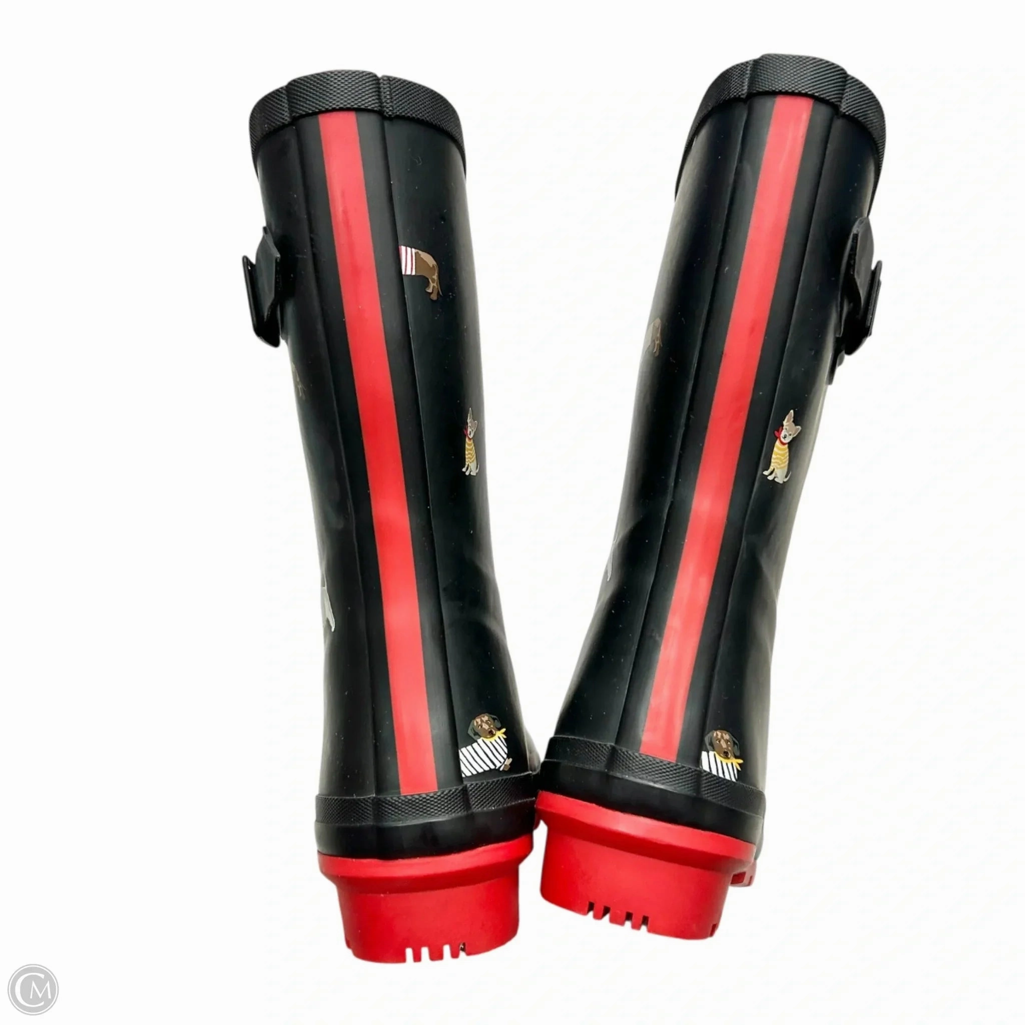 Authentic Burberry Rain Boots Boots Rain By Joules In Animal Print, Size: 8