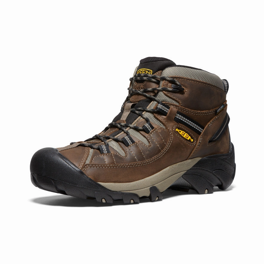 Rockport Hiking Boots Xcs Men's Targhee II Mid Waterproof Hiking Boots  |  Shitake/Brindle