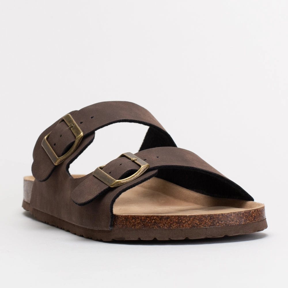 Seashell Sandals Buckle Mule Footbed