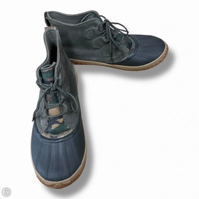 Cowboy Style Rain Boots Boots Rain By Sorel In Camouflage Print, Size: 9