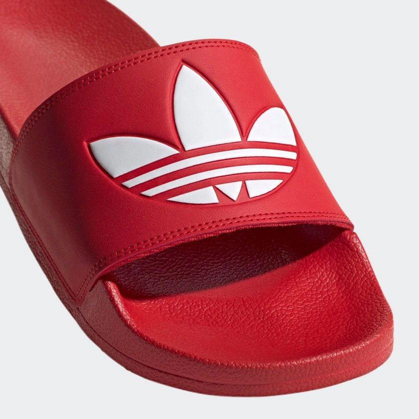 Slippers Work Adidas Adilette Lite Slides - Scarlet Red / Cloud White