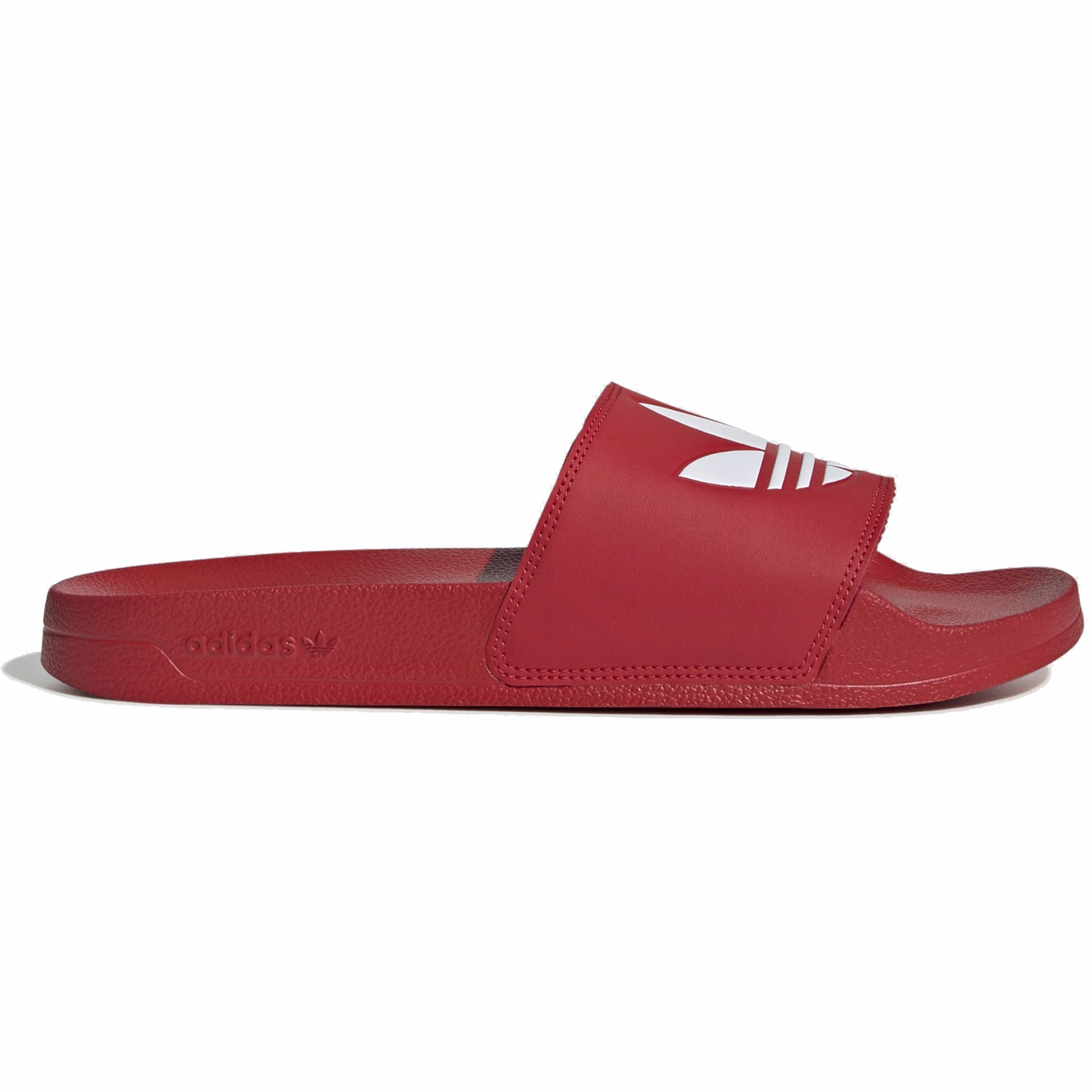 Adidas Adilette Lite Slides - Scarlet Red / Cloud White Mules Slippers