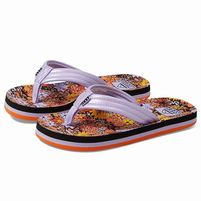 Flip Flops For Water REEF Kids Ahi Sandal-Mini Floral
