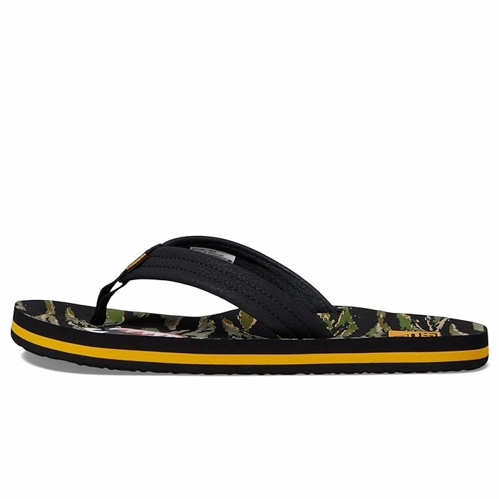 REEF Kids Ahi Sandal-Tiger Shark Algae Based Flip Flops