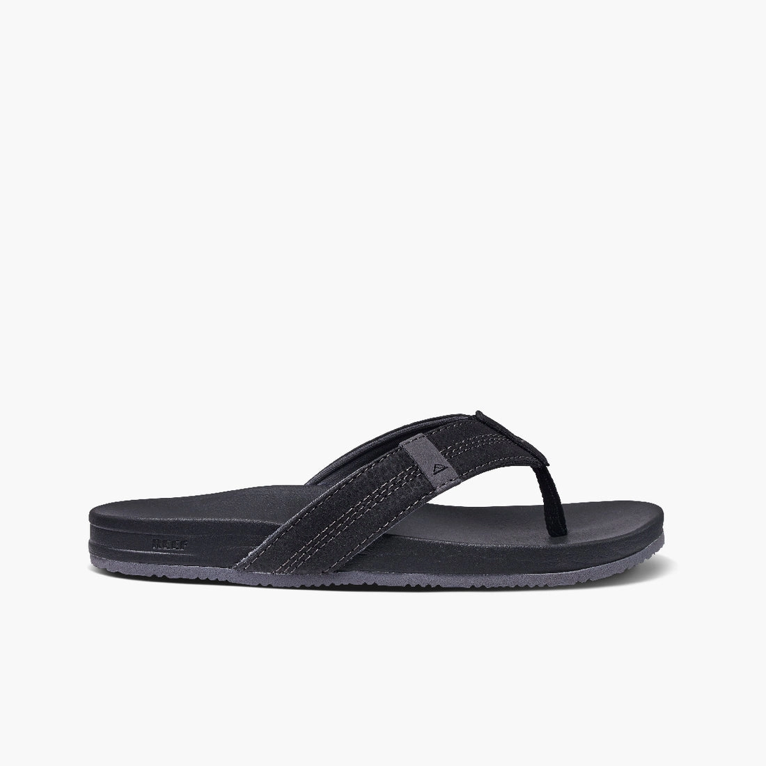 REEF Kids Cushion Phantom Sandal-Black Top Comfortable Flip Flops